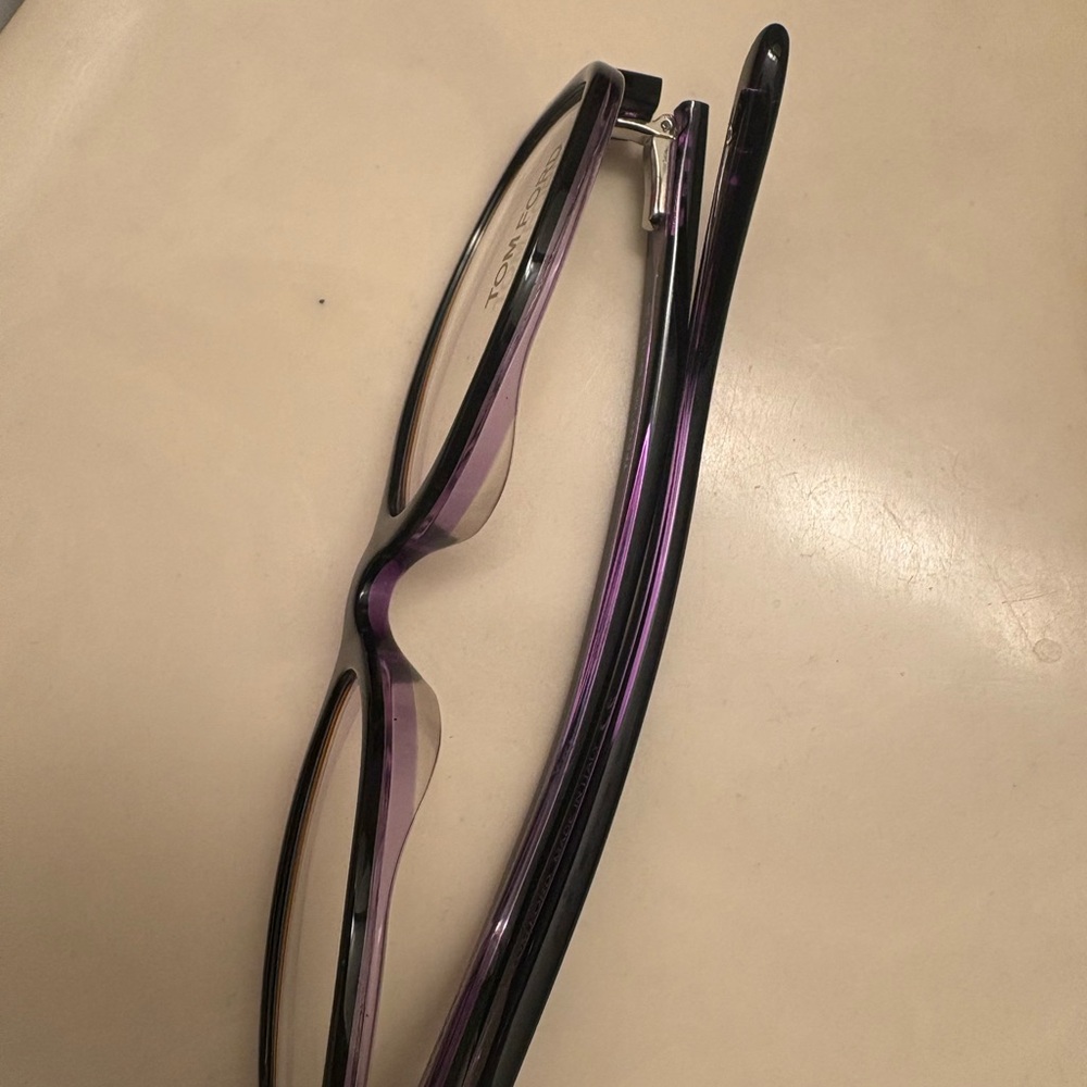 Tom Ford Purple and Black Eyeglasses